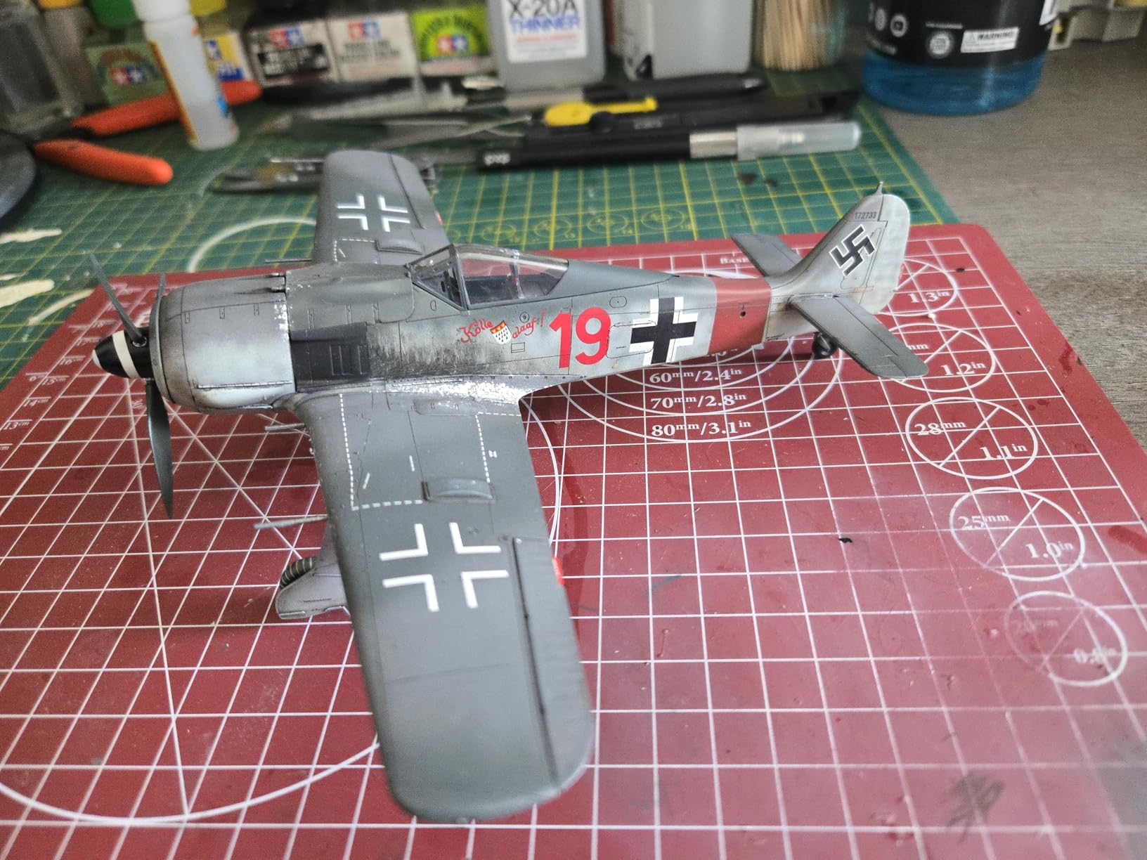 Tamiya 61095 1/48 Focke-Wulf FW190 A-8/A-8 R2 Plastic Model Airplane Kit customer photo 2