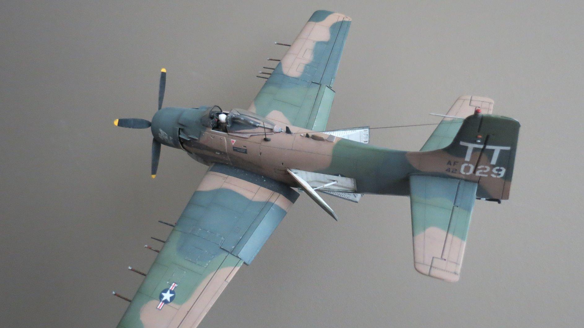 Tamiya 61073 1/48 Douglas A-1J Skyraider USAF Plastic Model Airplane Kit customer photo 1