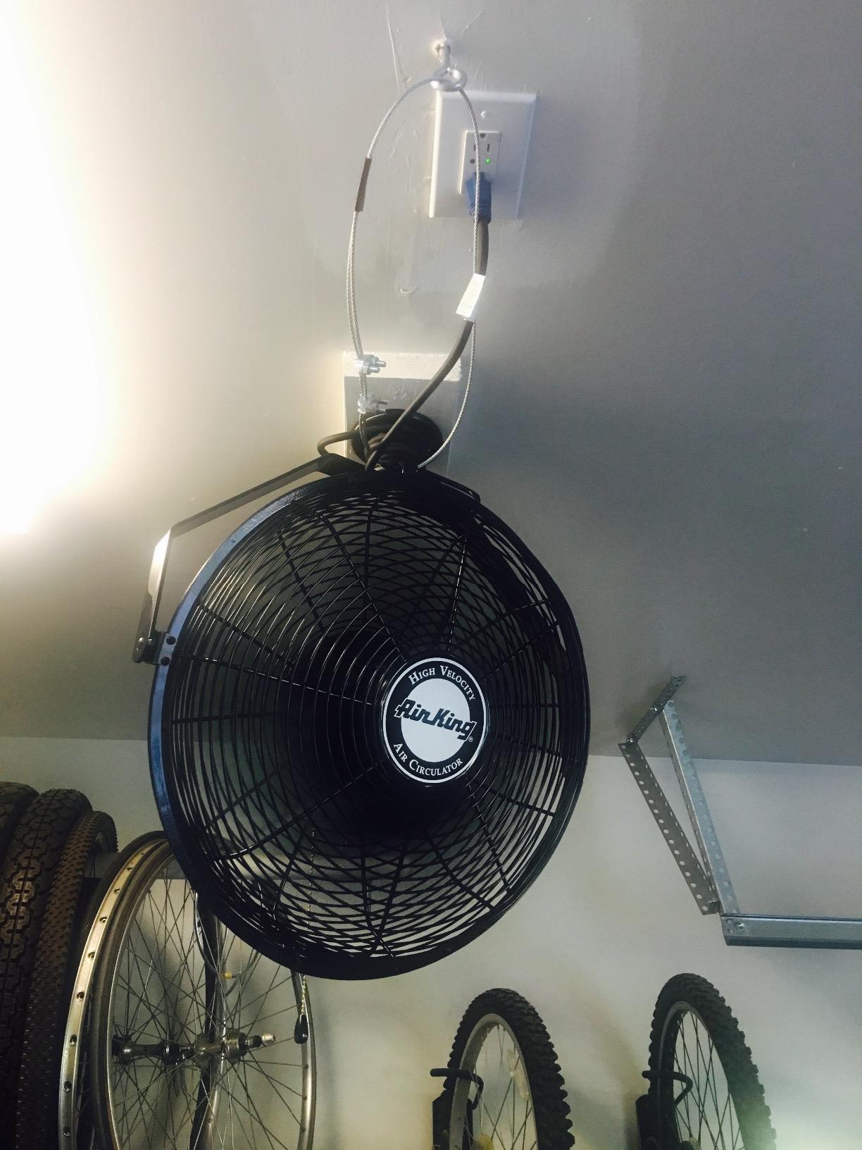 Air King 9718 18-Inch Industrial Grade Ceiling Mount Fan,Black customer photo 1