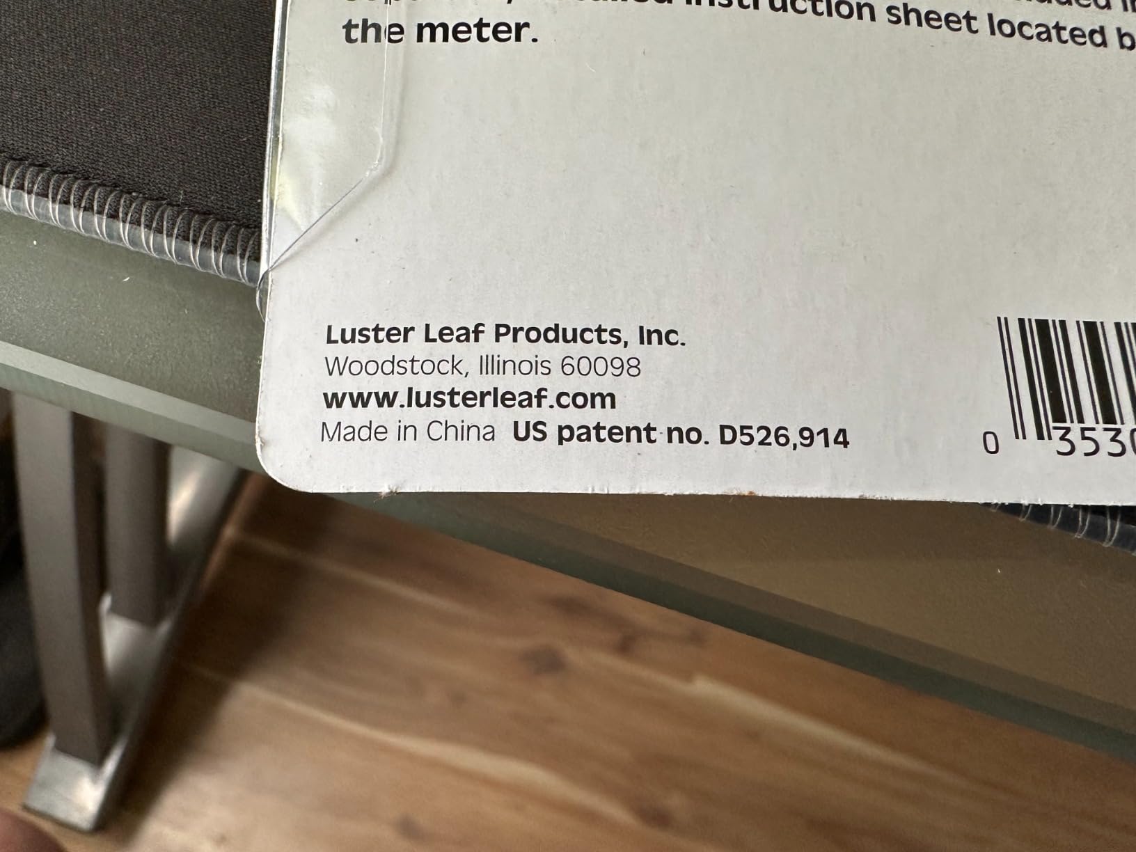Luster Leaf 1818 Rapitest 4-in1 Soil pH/Moisture/Fertility/Light Tester, Fertility customer photo 1
