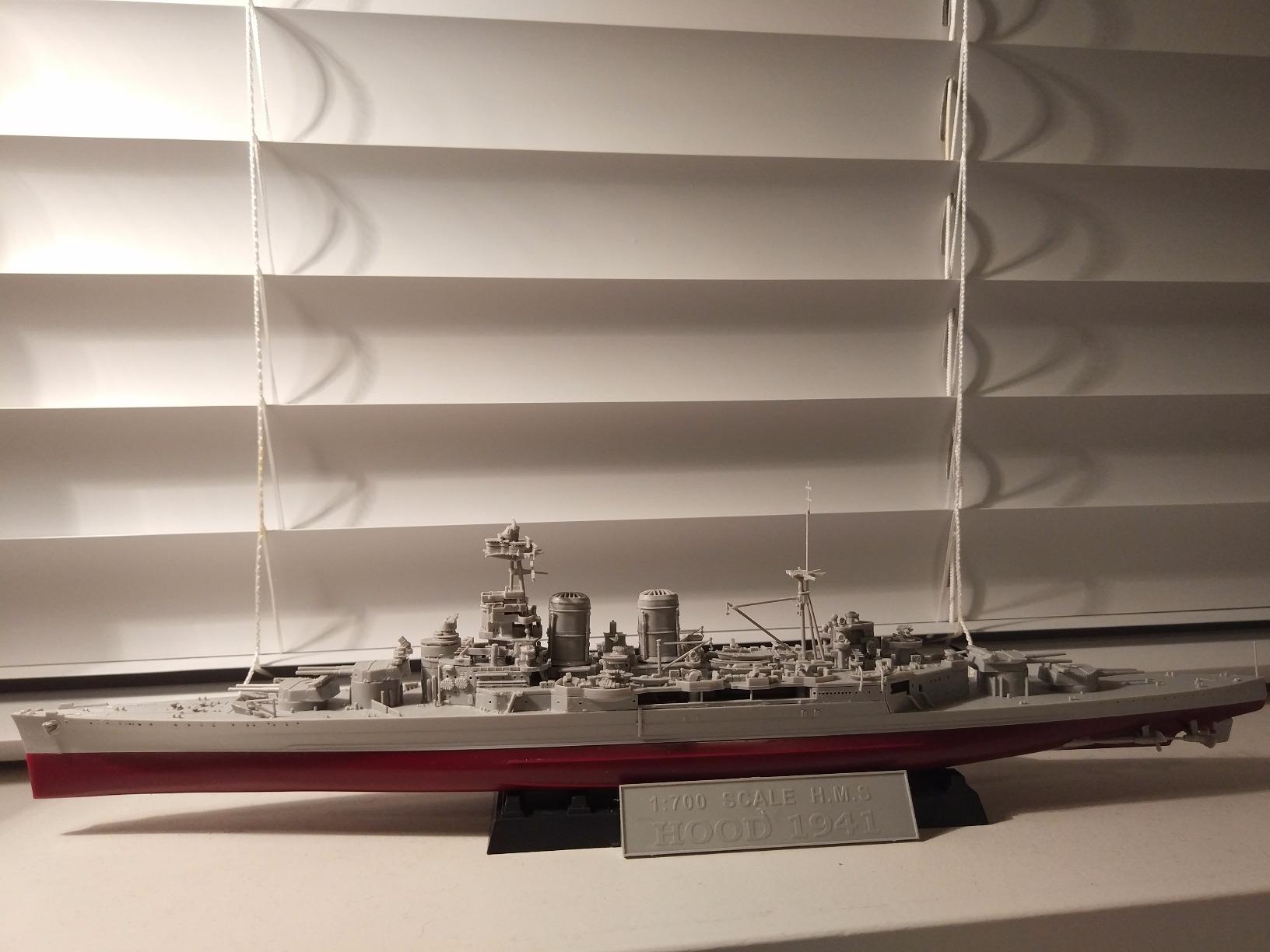 Trumpeter 1/700 HMS Hood British Battleship 1941 Model Kit customer photo 1