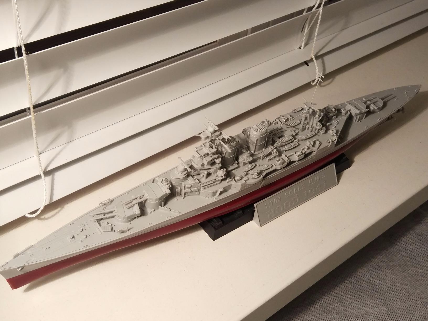 Trumpeter 1/700 HMS Hood British Battleship 1941 Model Kit customer photo 2