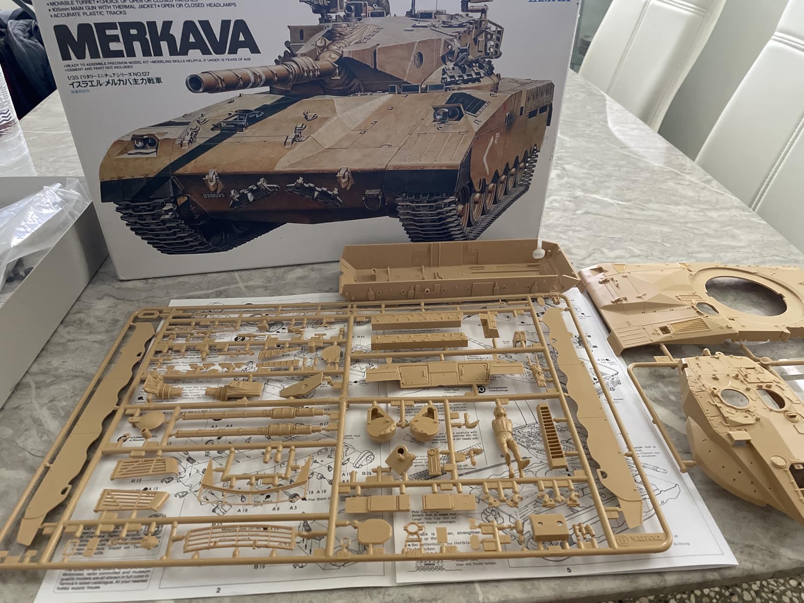 Tamiya 35127 1/35 Israeli Merkava MBT Tank Plastic Model Kit customer photo 1