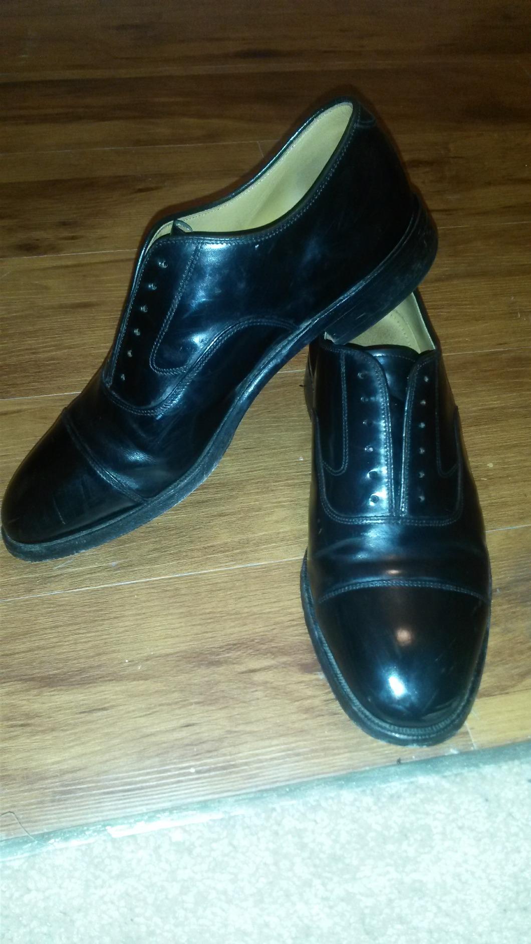 Men's Melton Cap Toe Lace-Up Oxford Dress Shoe customer photo 2