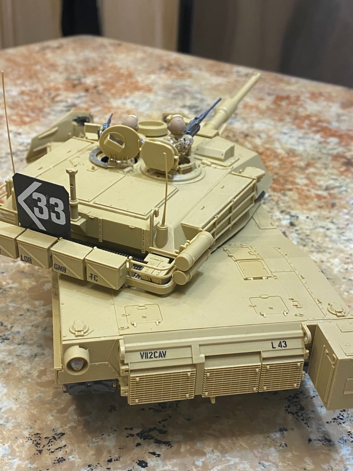 Tamiya Models M1A1 Abrams Tank with Mine Plow, Model:TM35158 customer photo 2