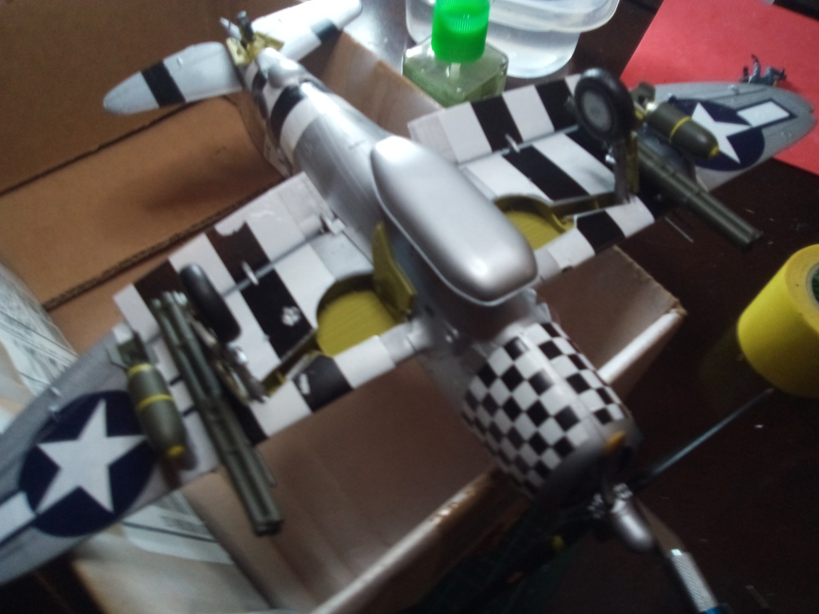 Tamiya 61090 1/48 P-47D Thunderbolt Bubbletop Plastic Model Airplane Kit customer photo 2
