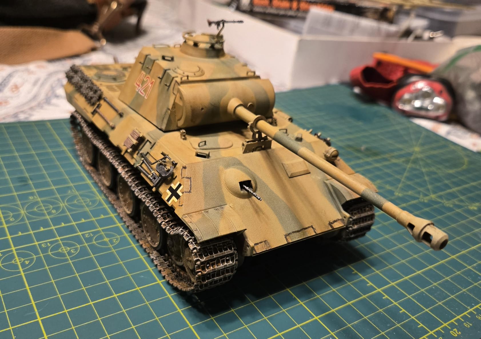 Tamiya Models German Pzkfw V Panther Ausf A Model Kit customer photo 2