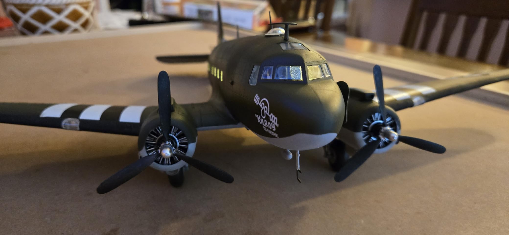 Trumpeter 1/48 C47A Skytrain Military Transport Aircraft Model Kit (TSM-2828) customer photo 1