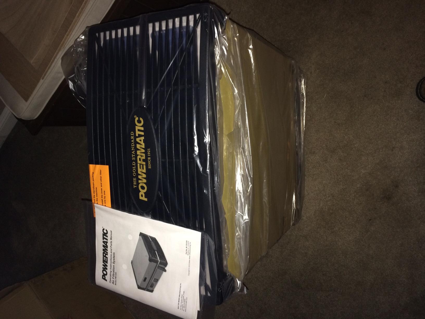 Powermatic Air Filtration System, 5-Micron Filter, 1196 CFM, 115V 1Ph (Model PM1200) customer photo 2