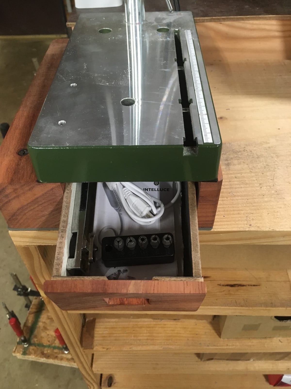 Proxxon Precision Bench Drill Press TBM 115 - Micro Hole Capability, Adjustable Depth & Table, 3-Speed Selection, with 6 Precision Collets customer photo 1