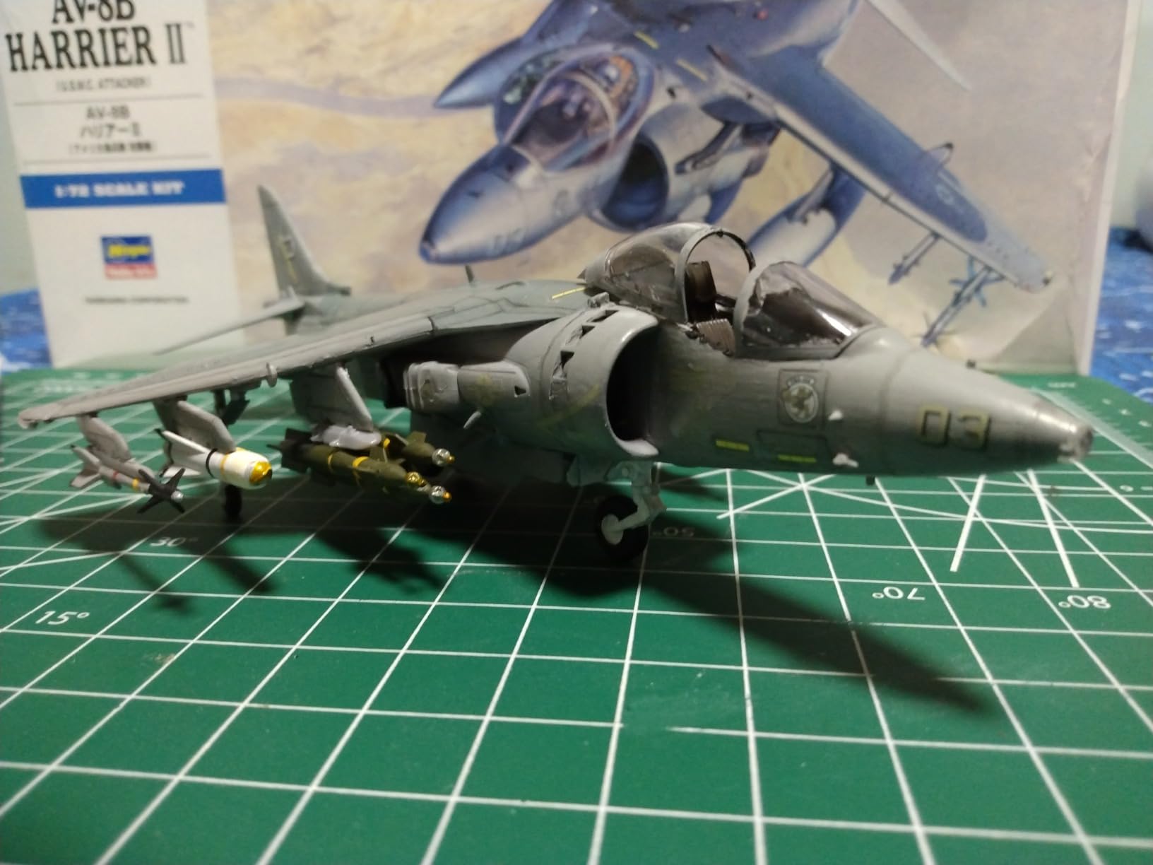 Hasegawa 1:72 Scale AV-8B Harrier II Model Kit customer photo 1