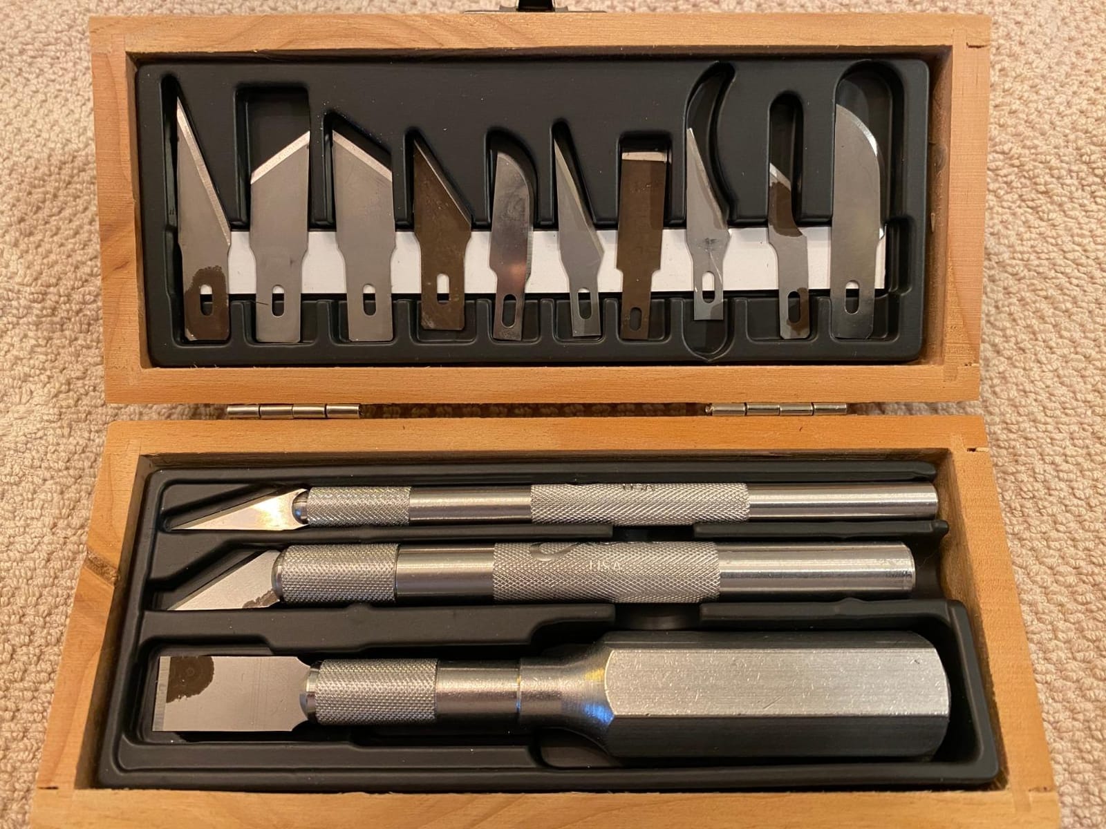 Excel Blades 13-Piece Craft Knife Set, Hobby Knife Handles, Case, USA Kit | Light- to Heavy-Duty Handles and Assorted Blades customer photo 1