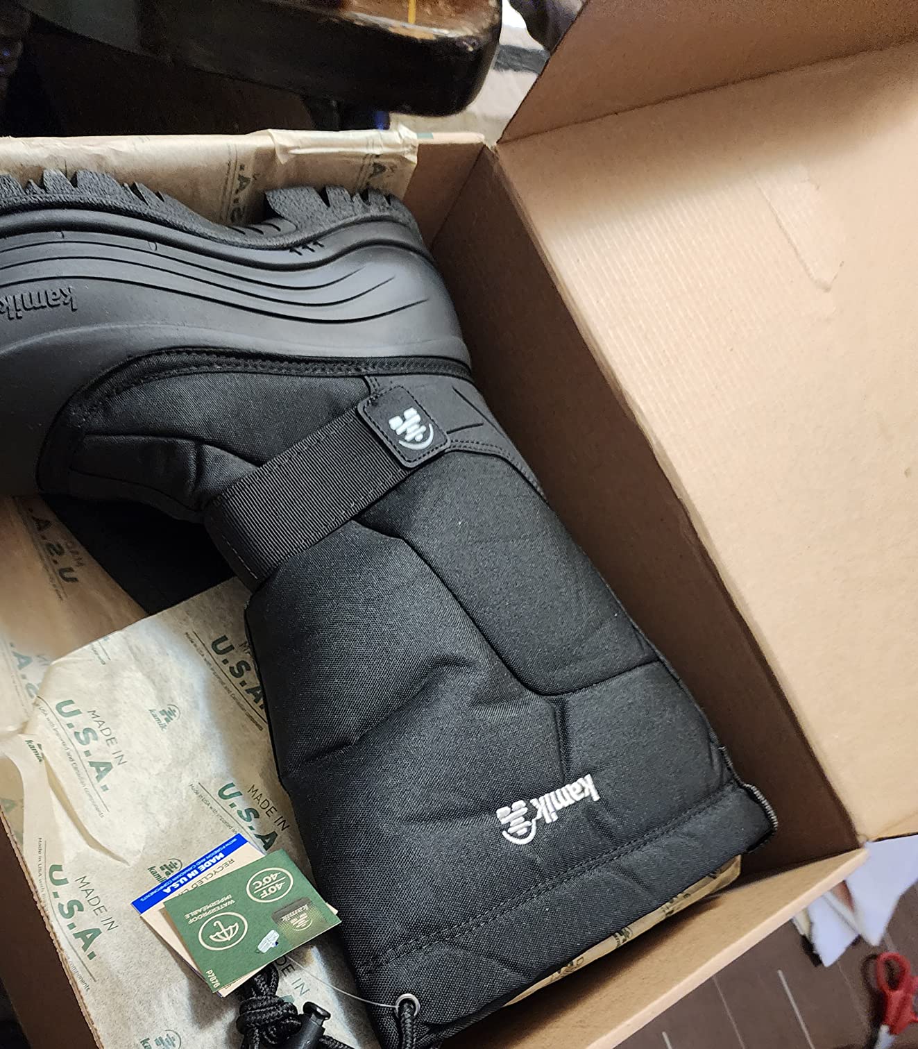 Kamik Greenbay 4 Men's Winter Boot - Waterproof Hiking Boots for Men - Insulated Snow Footwear - Traction Grip Winter Shoes - Thermal Guard Liner - -40°C Temperature Rating - Round Toe Style customer photo 2