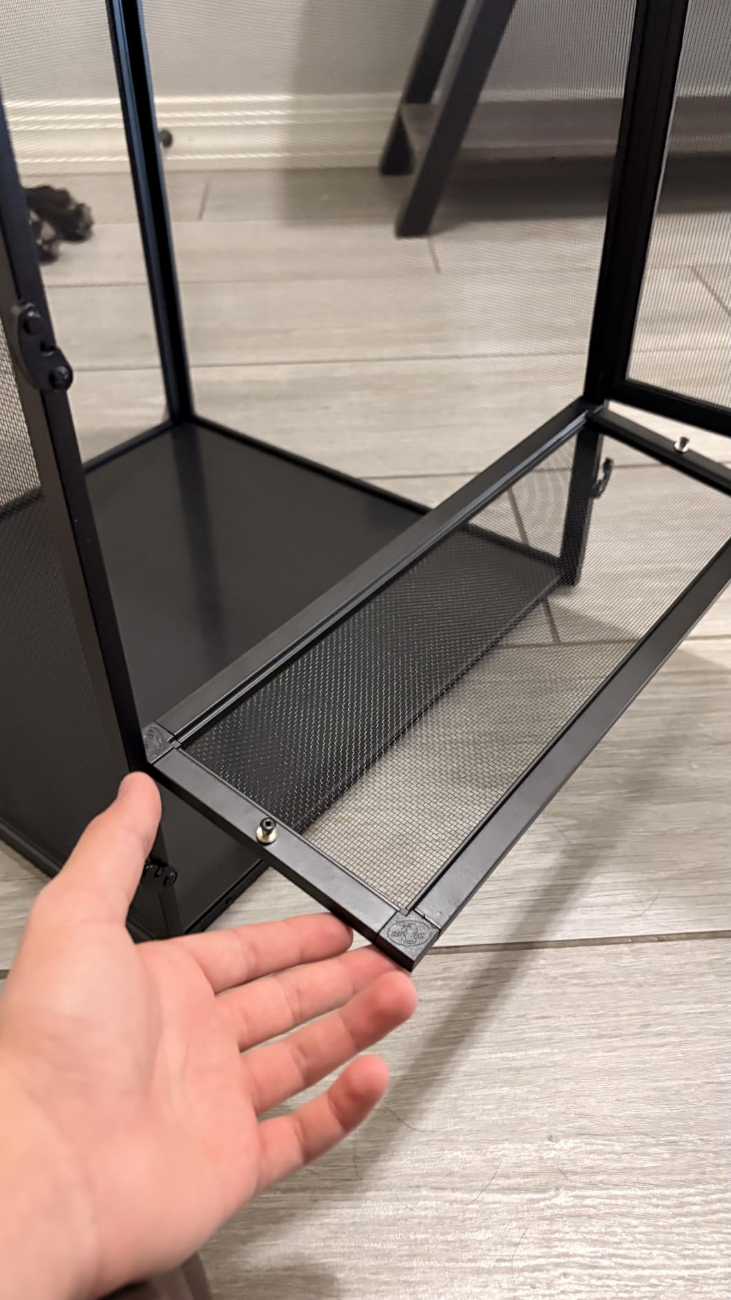 Zoo Med ReptiBreeze Open Air Screen Cage, Small, 16 x 16 x 20-Inches customer photo 2