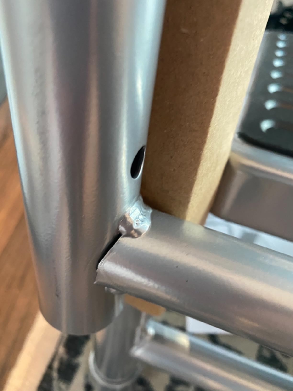 Cosco 3-Step Rolling Step Ladder, Grey customer photo 1