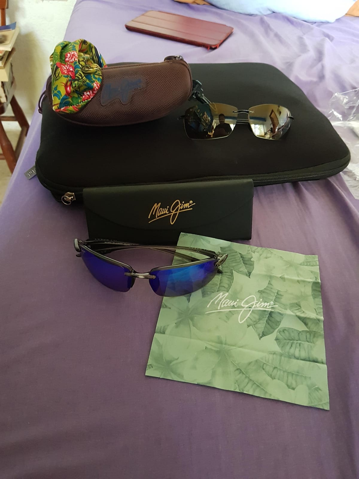 Maui Jim Polarized Men's and Women's Hookipa Rectangular Sunglasses customer photo 2