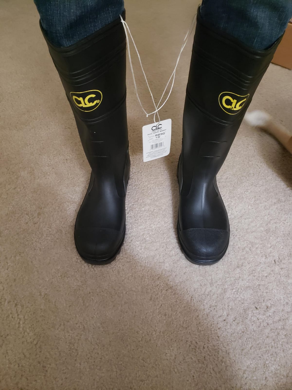 CLC Custom Leathercraft Climate Gear R230 Over The Sock Black PVC Rain Boot | Safety Work Boots customer photo 1