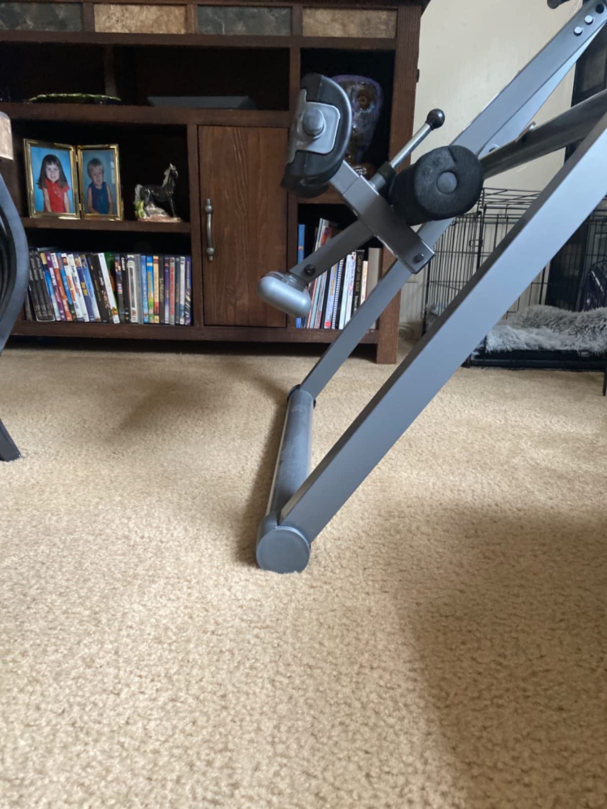 Innova Health and Fitness Inversion Table with Adjustable Headrest, Reversible Ankle Holders, and 300 lb Weight Capacity customer photo 2