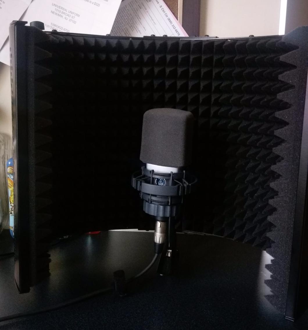 AKG Pro Audio C214 Studio Grade Professional Large Diaphragm, Single Capsule, Vocal and Instrument Condenser Microphone with Rugged Aluminum Carrying Case. XLR Connector. Gray with Gold customer photo 1