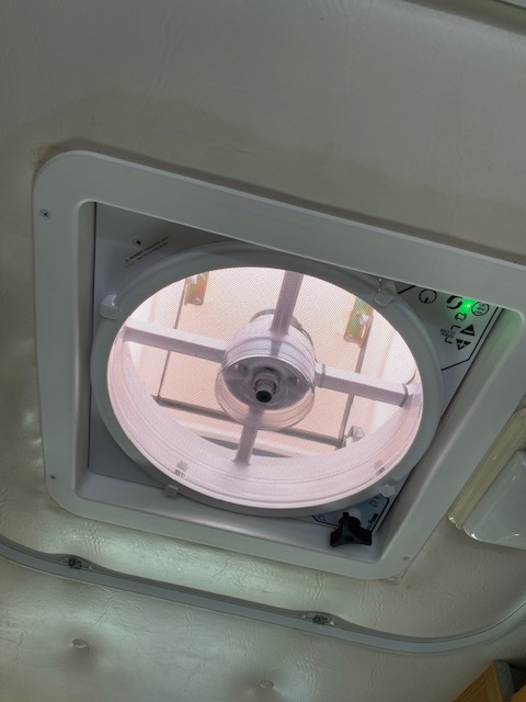 MAXXAIR Maxxfan Deluxe Vent, Fan and Vent Cover All in One - Powerful 10-Speed Reversible Fan with Thermostat, Built-In Rain Cover, Remote Control, Intake & Exhaust Fan, White (00-07000K) customer photo 1