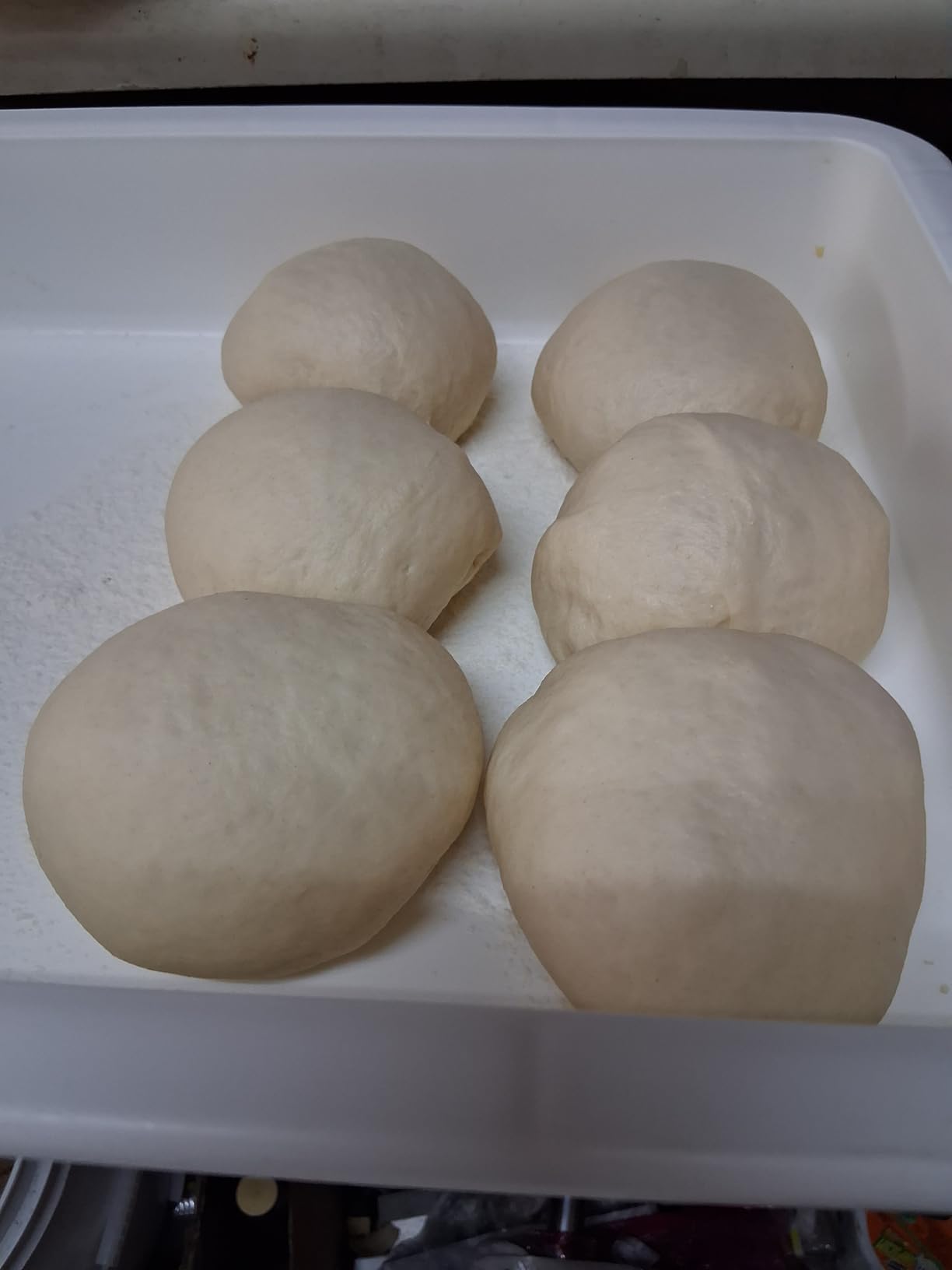 DoughMate Pizza Dough Proofing Box & Tray Kit | 2 Stackable Trays, 1 Lid & Dough Scraper - NSF Certified, Made in USA customer photo 2