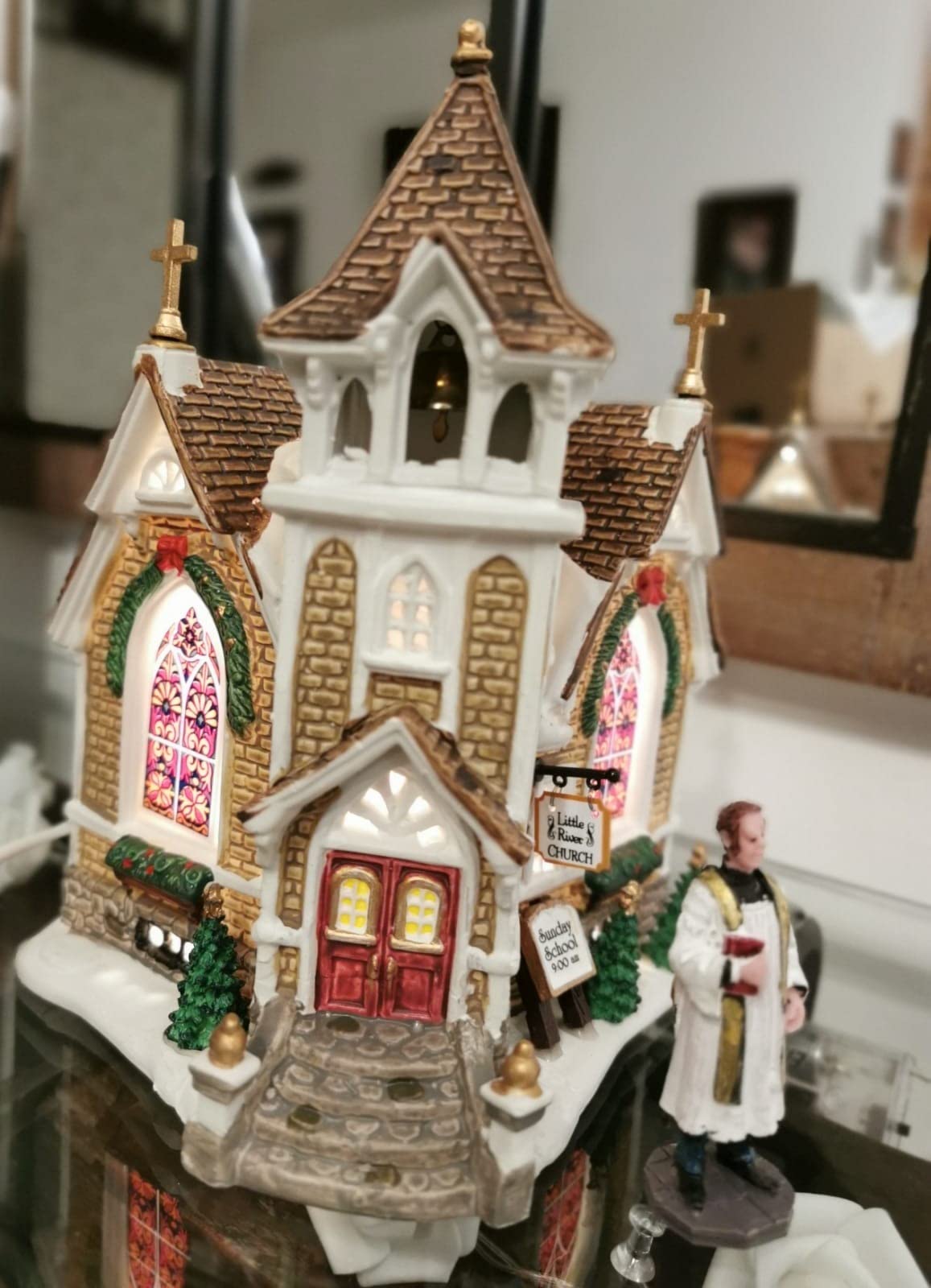Lemax Christmas Village Little River Church Battery Operated Led - 45069 customer photo 1