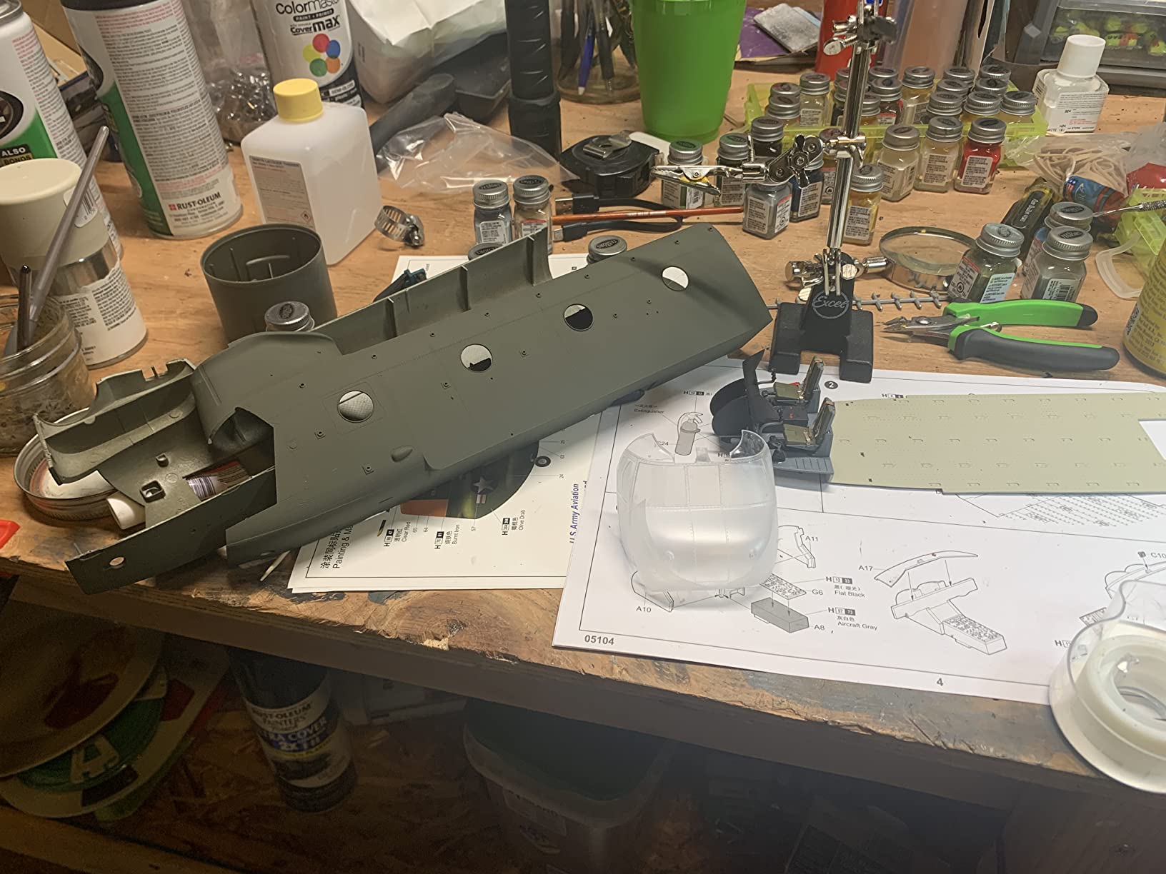 Trumpeter 1/35 Scale CH47A Chinook Helicopter customer photo 1