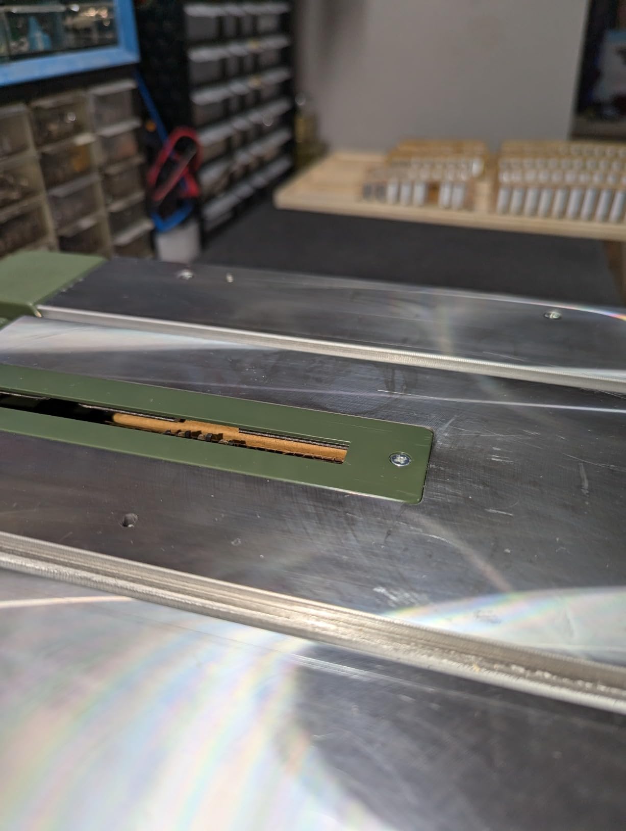 PROXXON Table Saw FET for Precision Cuts in Wood, Non-Ferrous Metals, Plastics - Adjustable Blade, Extendable Table, Low Noise Motor, 110-120V AC - 37070 customer photo 1
