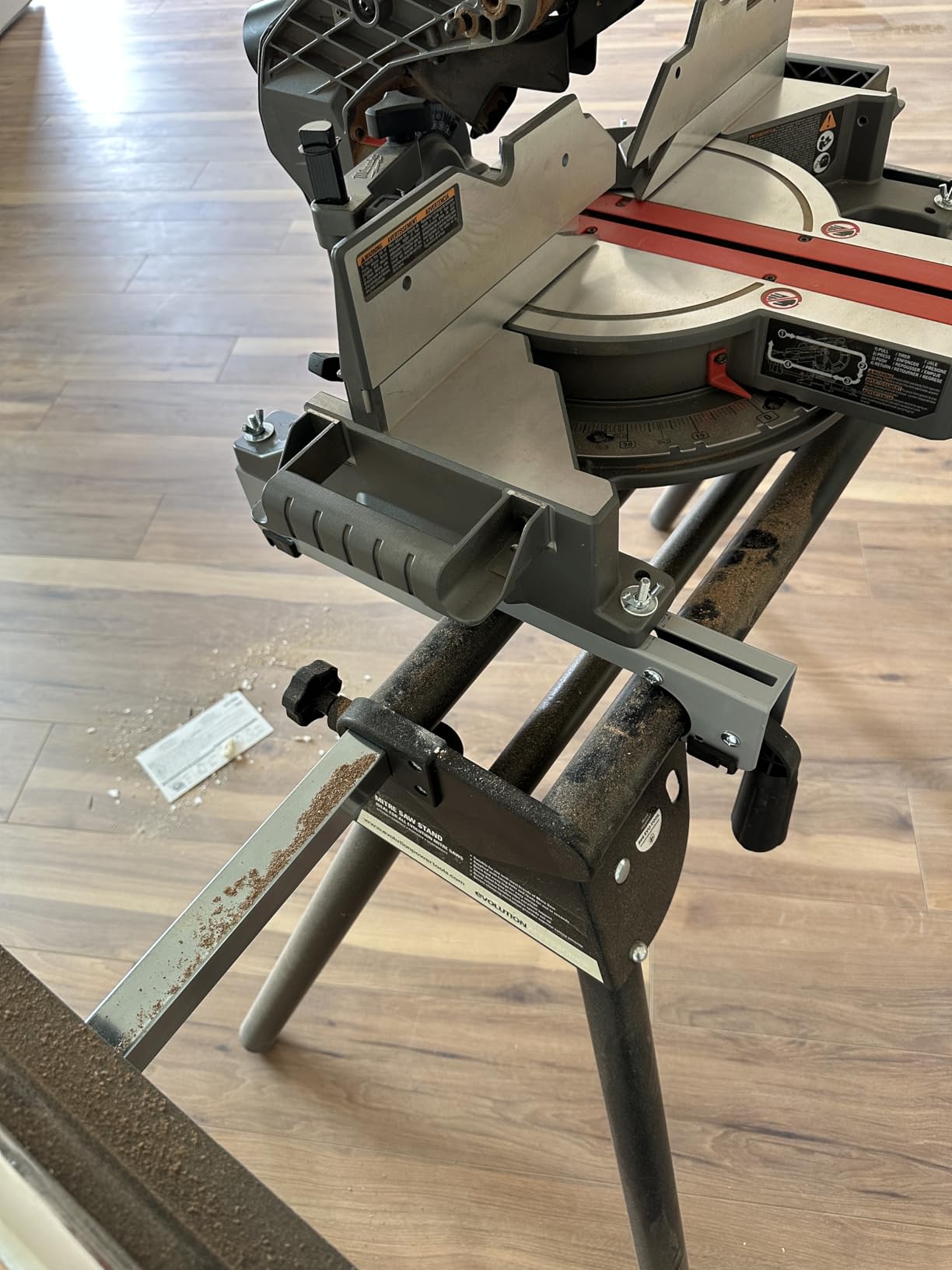 Evolution Power Tools EVOMS1 Miter Saw Stand Compact & Folding, Universal Fits Most Brands customer photo 1