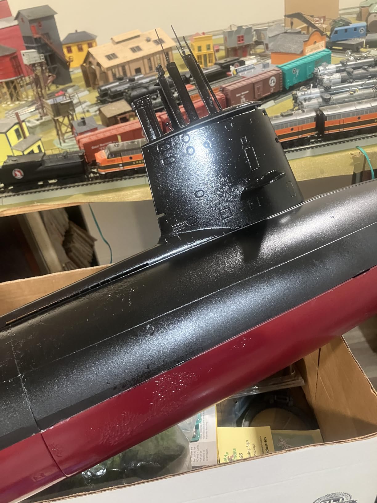 USS Skipjack Submarine 1/72 Moebius Over 40 inches Long customer photo 2