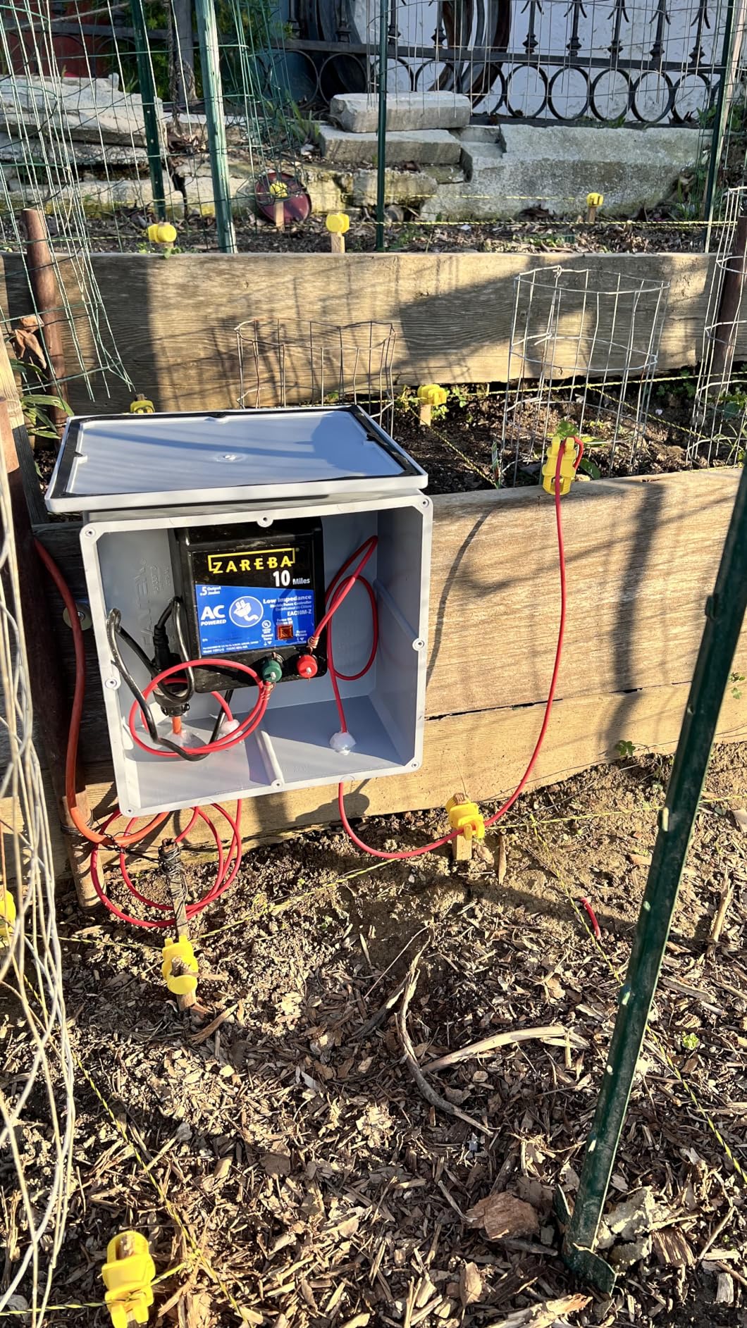 Zareba 10 Mile AC Powered Low Impedance Fence Charger, 0.5 Joule Output | Plug-In Electric Fence Energizer for Cattle, Horses, Pigs, Goats, Livestock, Temporary Cattle Fence Charger, EAC10M-Z customer photo 1