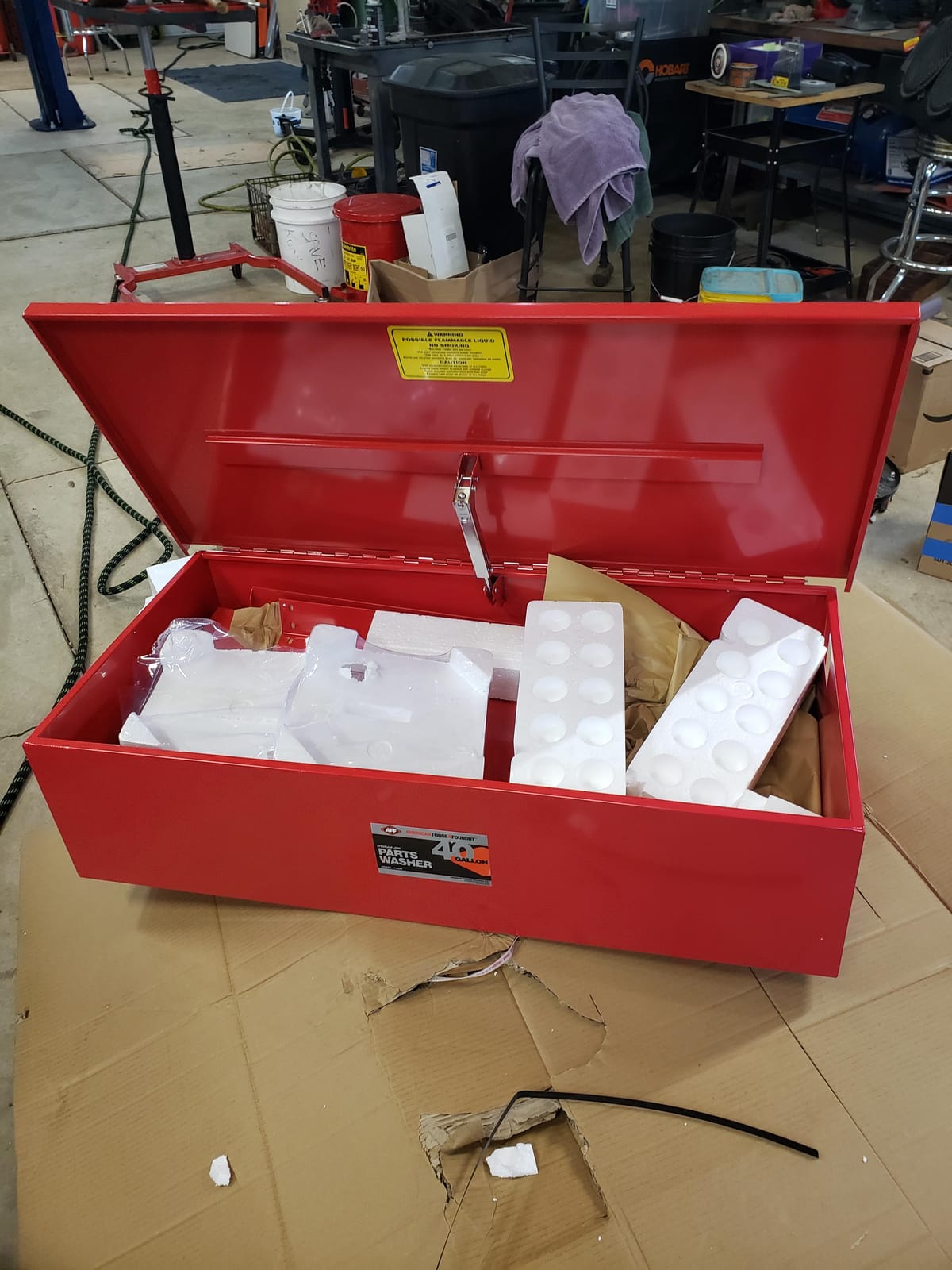AFF 40 Gallon Parts Washer - Industrial-Duty customer photo 1