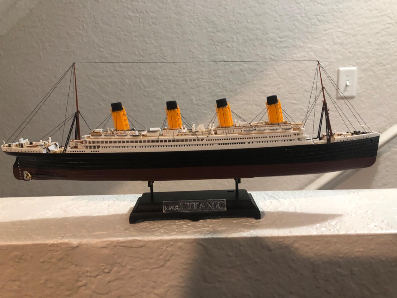Academy Boat Model Building Kit, R.M.S. Titanic Centenary Edition customer photo 1