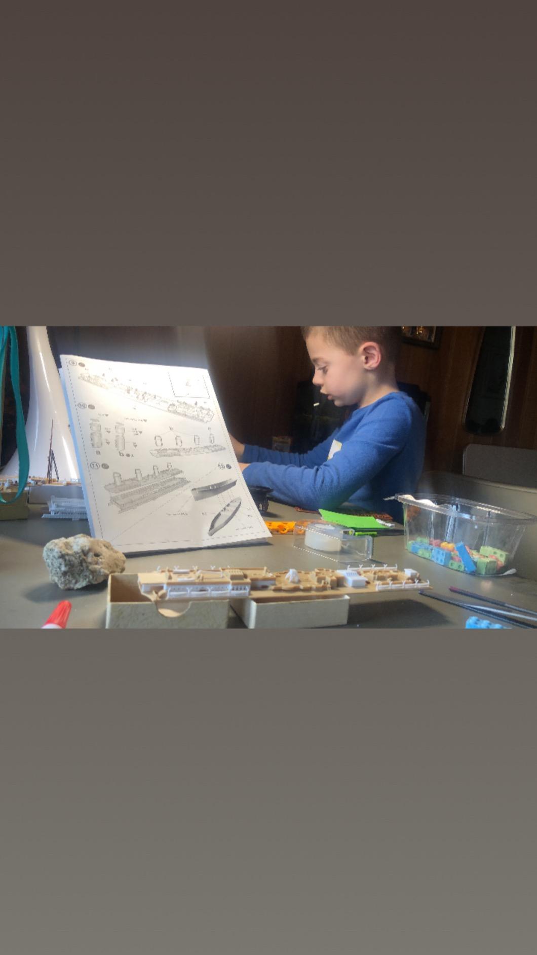 Academy Boat Model Building Kit, R.M.S. Titanic Centenary Edition customer photo 2