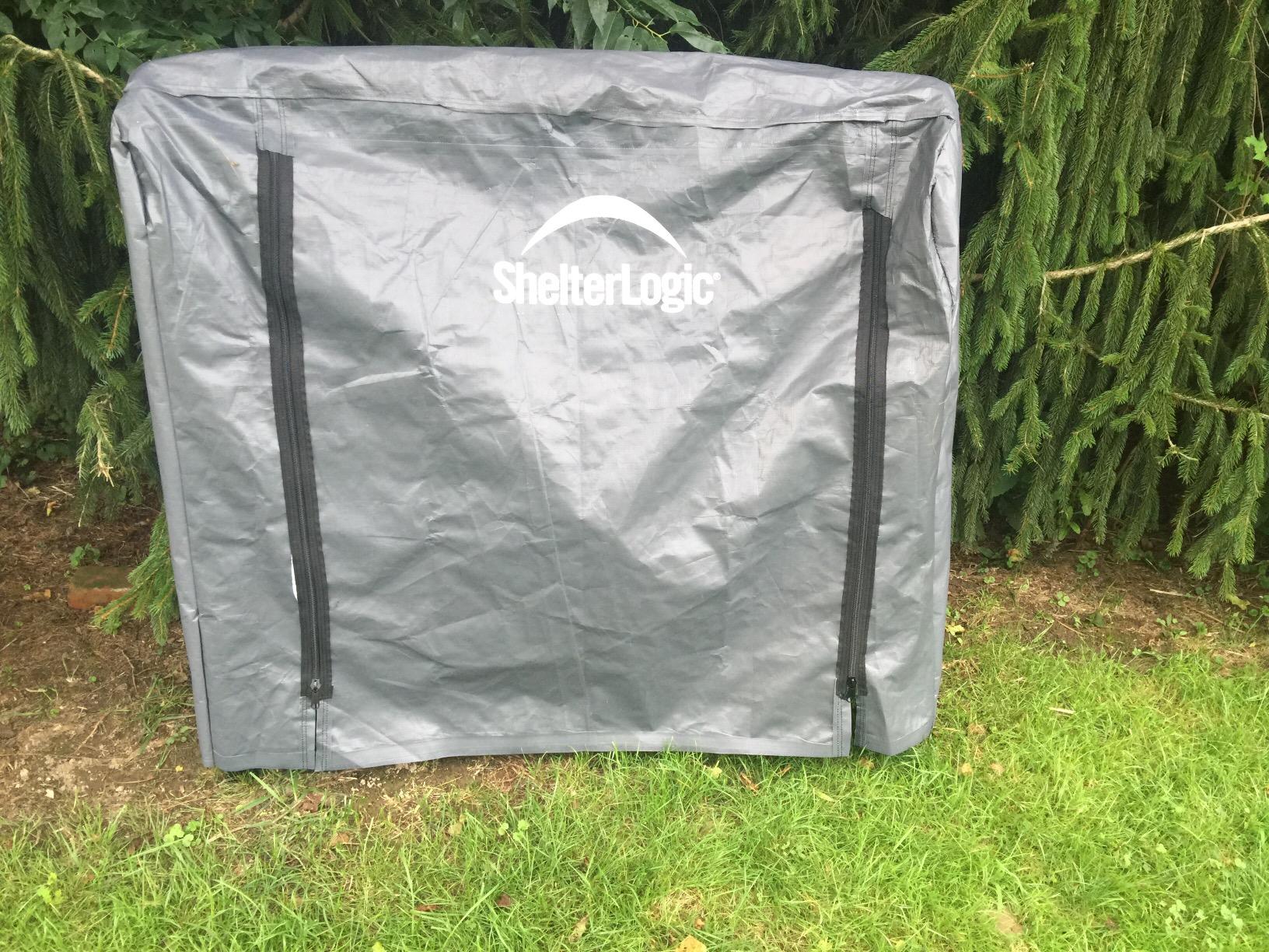 ShelterLogic Firewood Rack-in-a-Box Universal Full Length Cover for Firewood Storage Racks, Fits Most 8-Feet Firewood Racks customer photo 1