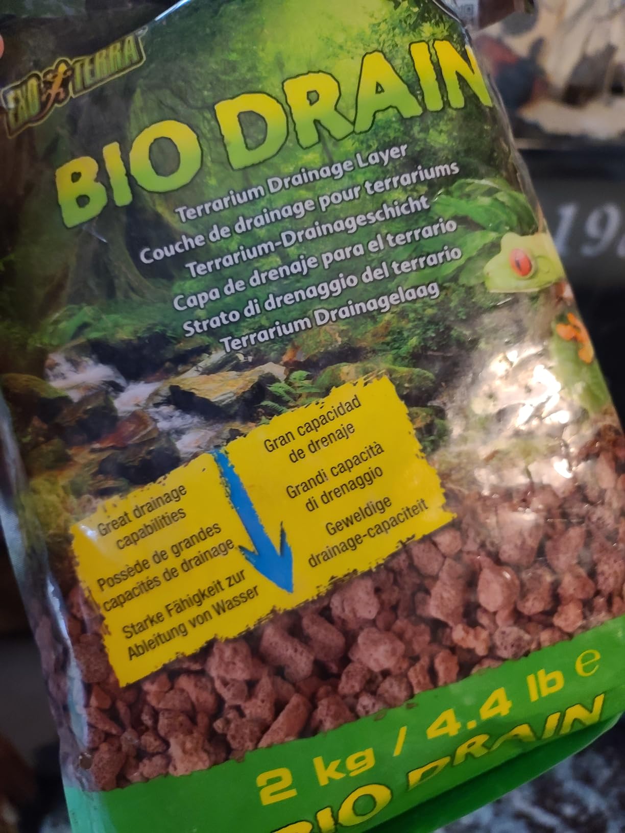 Exo Terra BioDrain Terrarium Substrate for Aquarium, 4.4-Pound customer photo 1