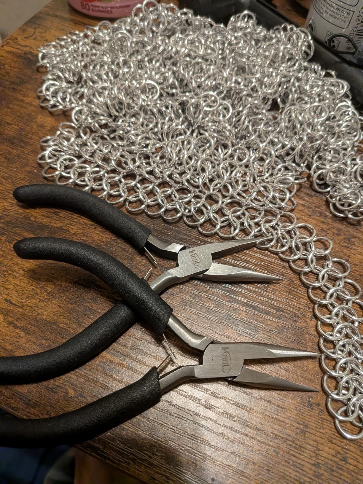 1 Pound Bright Aluminum Chainmail Jump Rings 18G 1/4