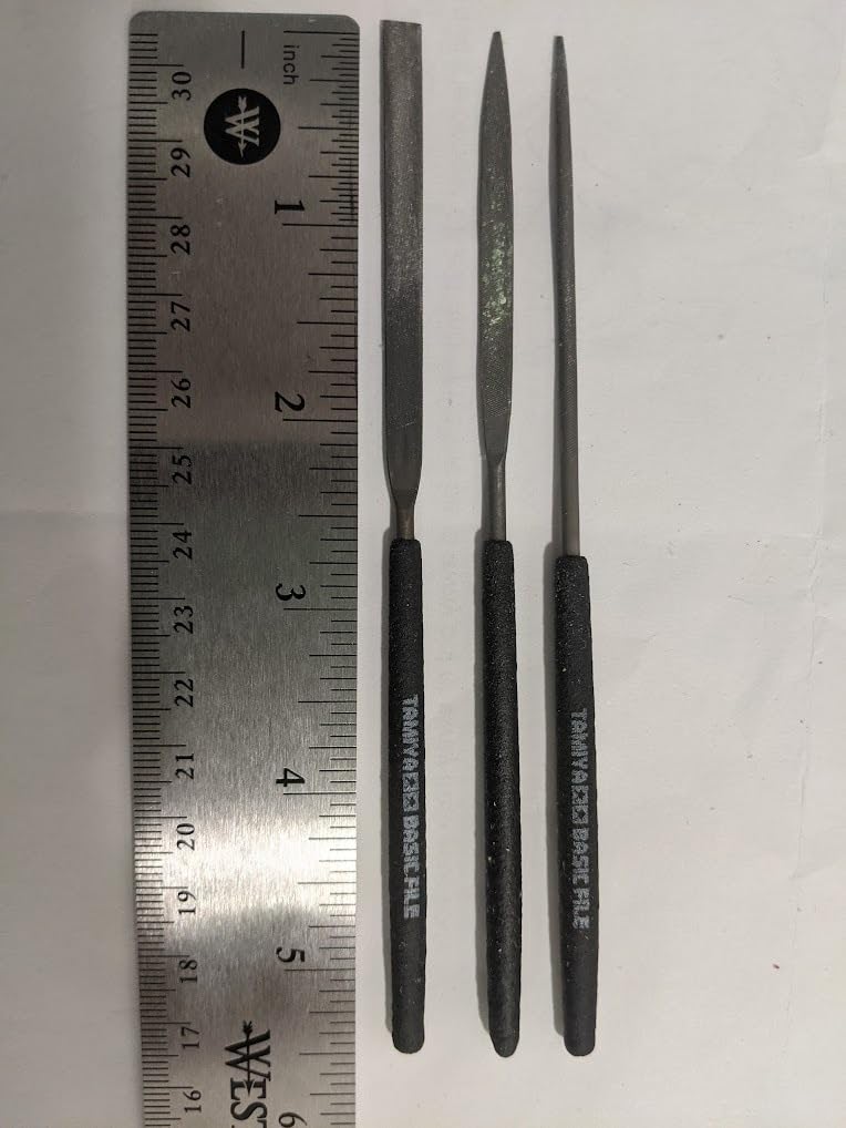 TAM74104 Tamiya Tools - Basic File Set - Smooth Double-Cut customer photo 1