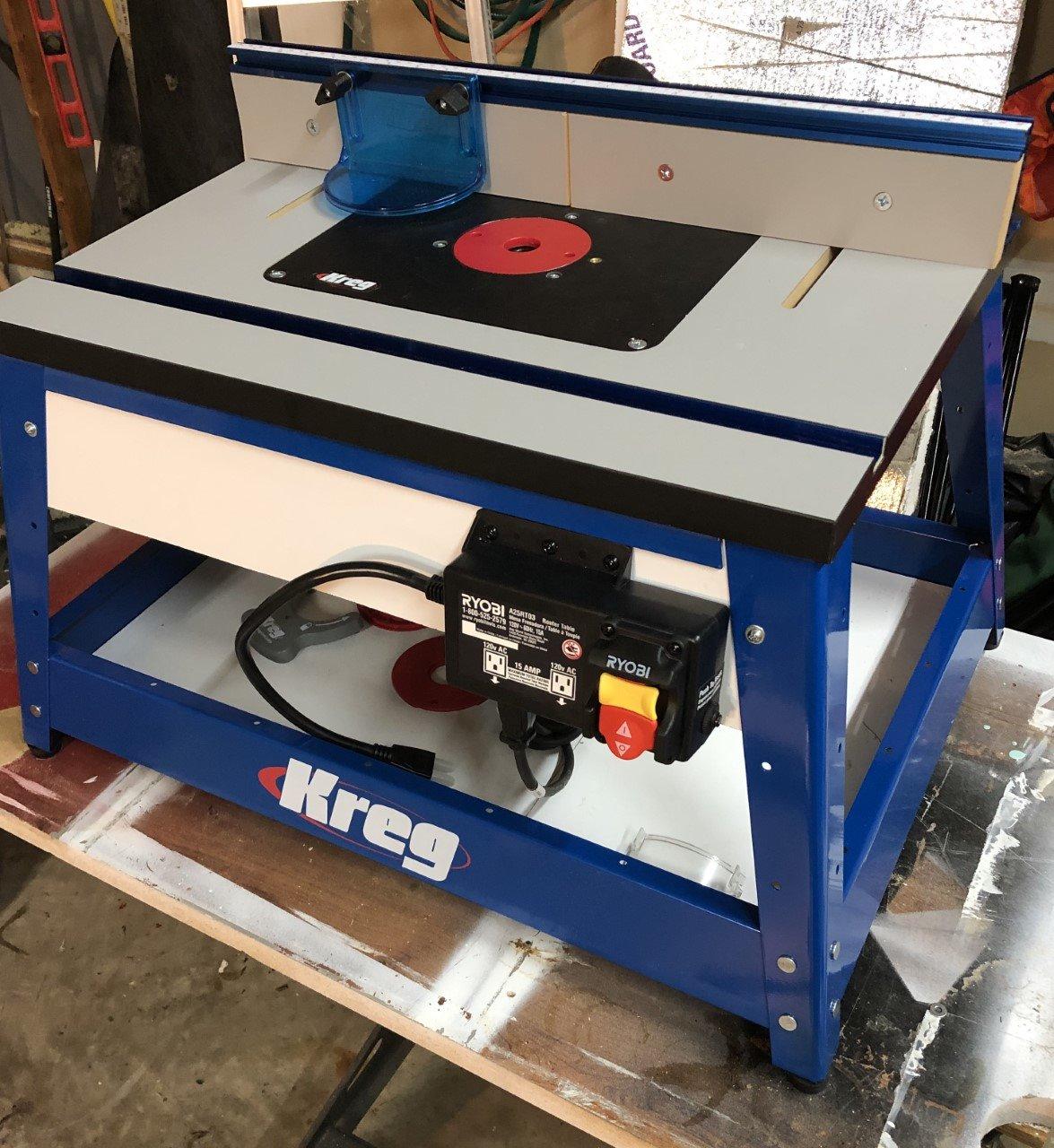 Kreg PRS2100 Bench Top Router Table - Full Size Portable Router Table for Workshops - Workbench Accessory - Holiday Home Improvement Gifts for Him customer photo 2