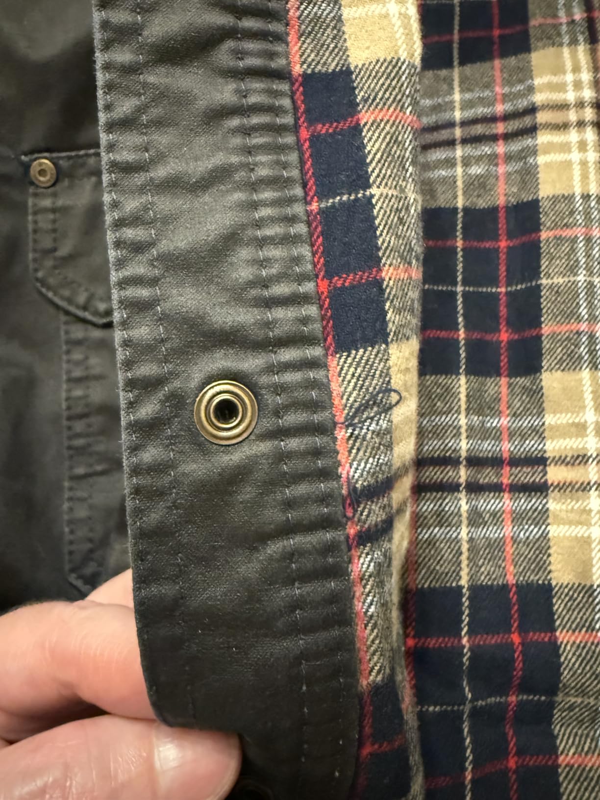 Legendary Whitetails Mens Flannel Lined Waxed Cotton Shirt Jacket customer photo 1