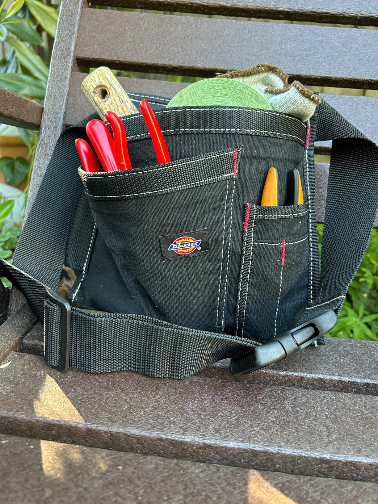 Dickies 5-Pocket Single Side Tool Belt Pouch/Work Apron, Durable Canvas Construction, Adjustable Belt for Custom Fit customer photo 2