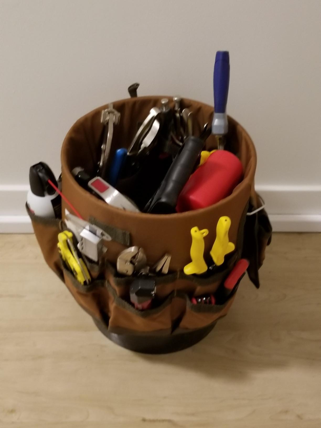 Bucket Boss The Bucketeer Bucket Tool Organizer in Brown, 10030 customer photo 2