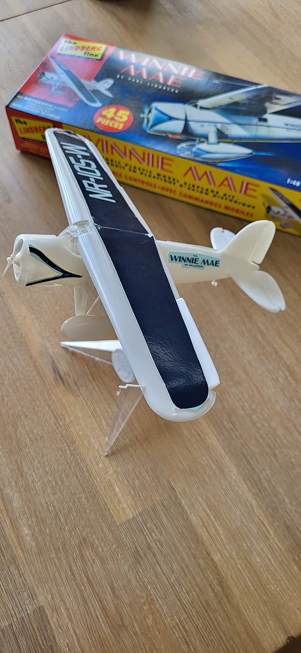 Lindberg Models 1:48 Scale Winnie Mae Airplane Model Kit customer photo 1