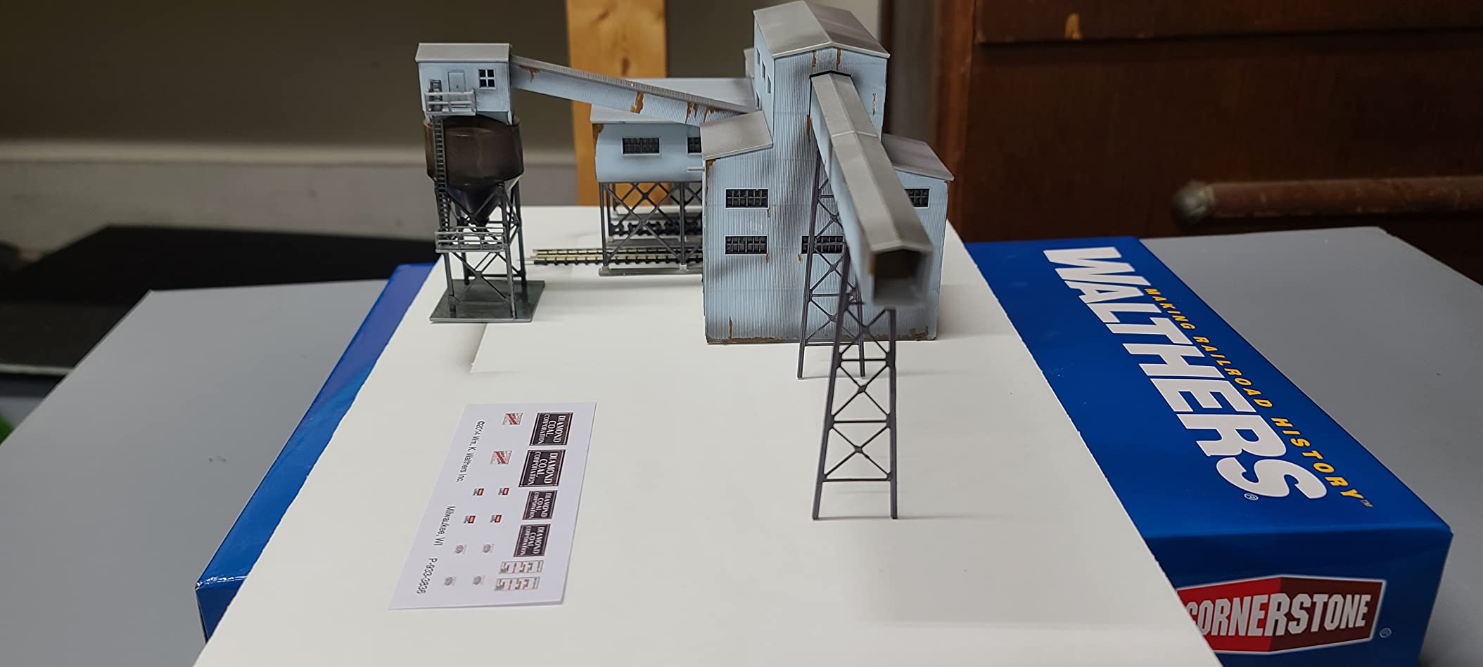 Walthers Cornerstone Diamond Coal Corporation 933-4046 HO Scale Model Railroad - Structure Kit customer photo 1