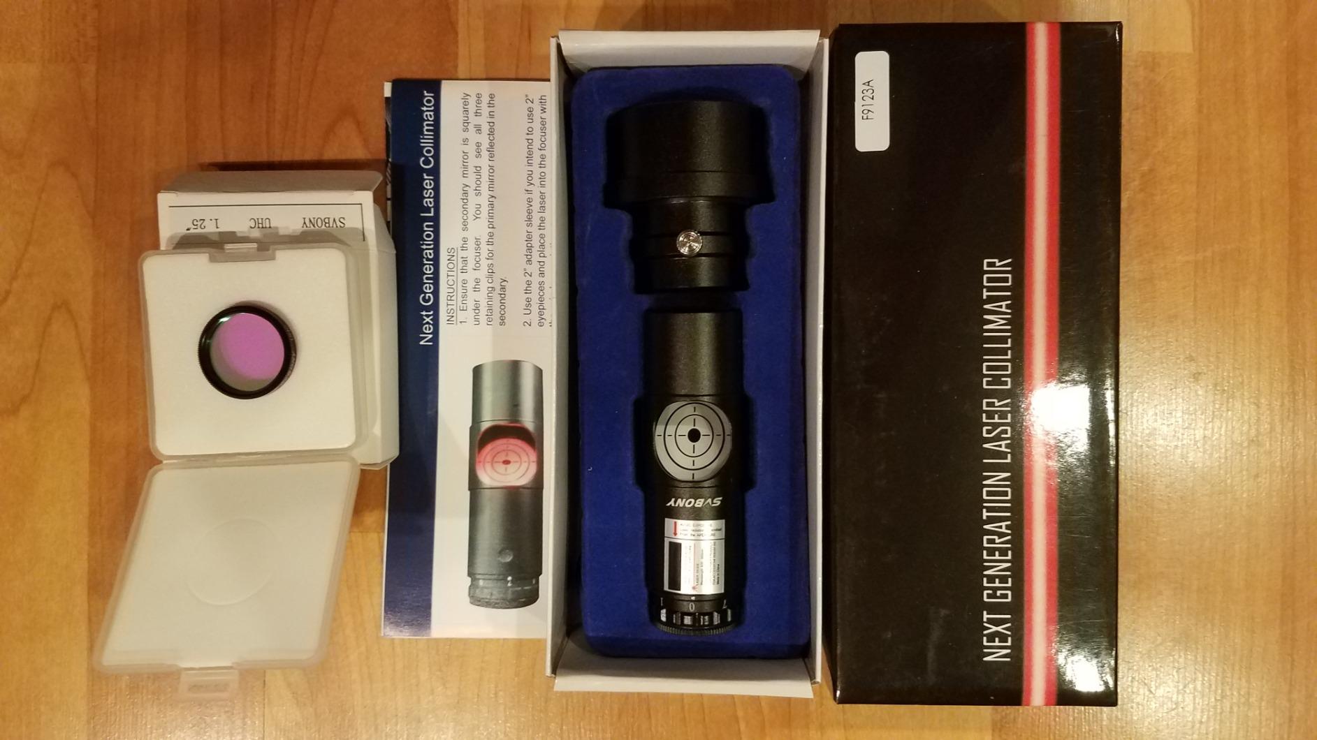 SVBONY Laser Collimator, for Newtonian Marca Telescope Alignment, 1.25/2