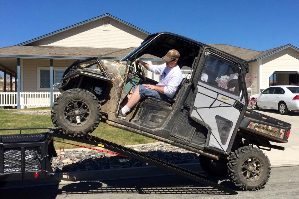 10' UTV/ATV Ramps for Loading Pickup Trucks, 2,000 lb Cap, Titan Ramps customer photo 1