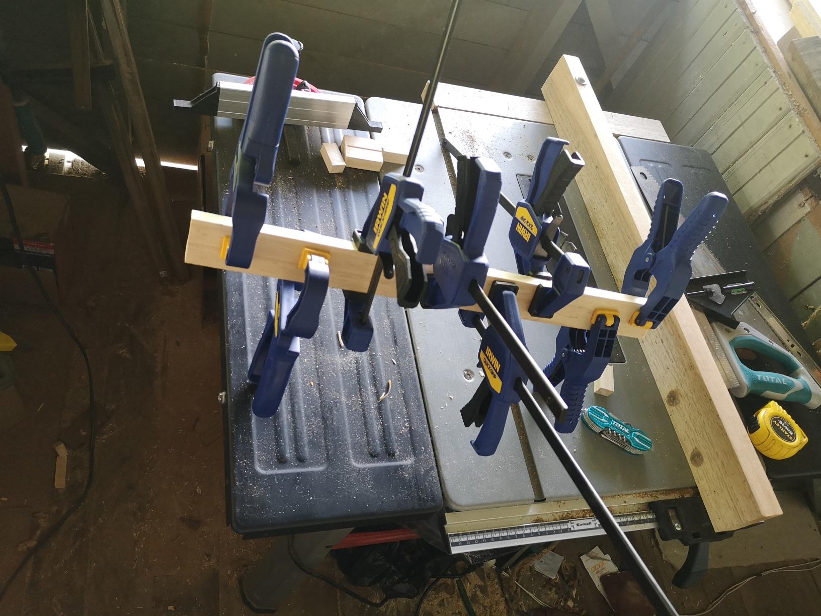 IRWIN QUICK-GRIP Clamps for Woodworking, One-Handed Bar Clamps, 6-Pack customer photo 2