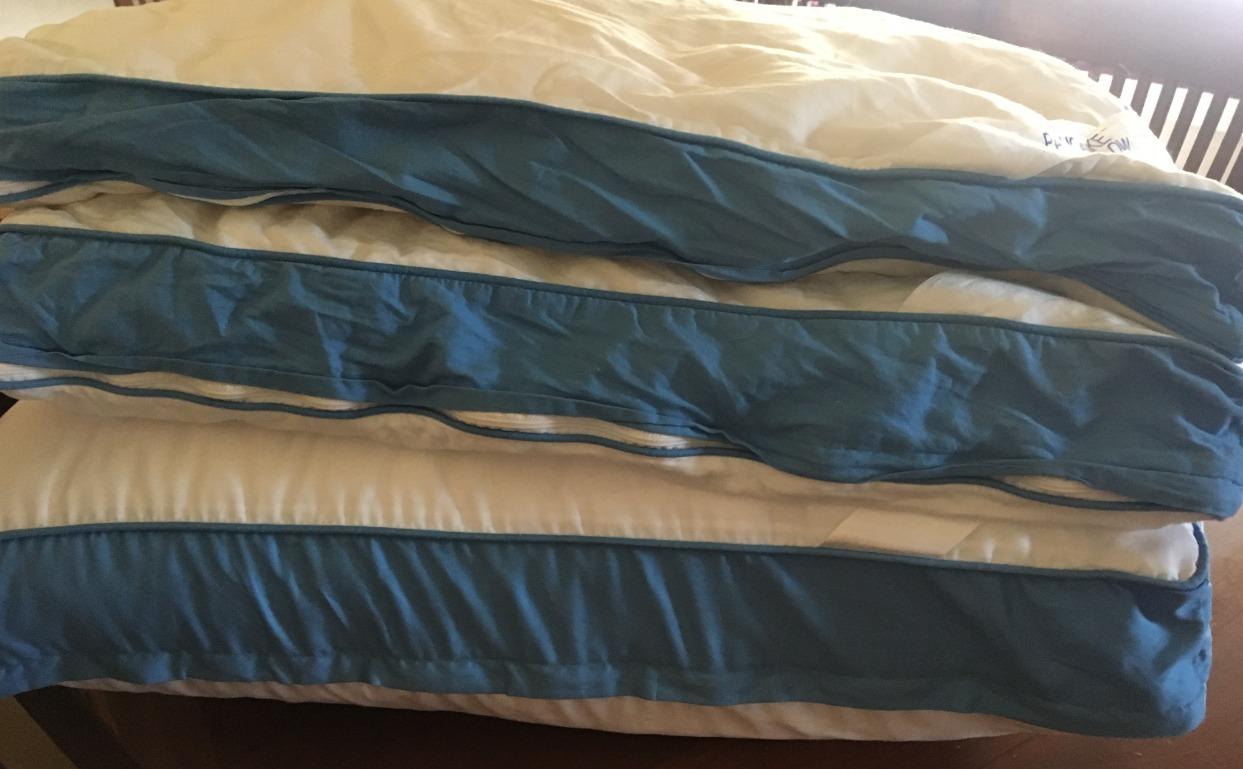 Six Layer Adjustable Pillow. Custom Fit Your Perfect Pillow Height. Queen customer photo 1