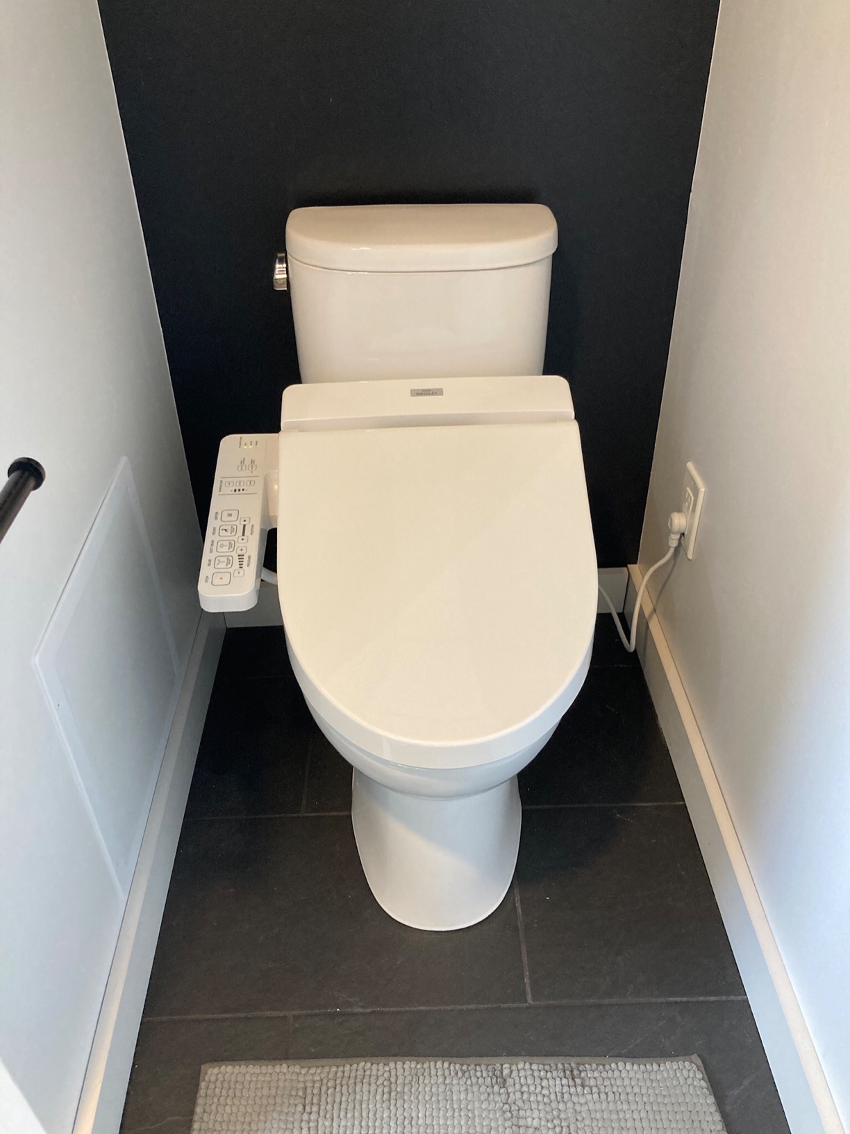 TOTO SW2034#01 C100 Electronic Bidet Toilet Cleansing Water, Heated Seat, Deodorizer, Warm Air Dryer, and PREMIST, Elongated, Cotton White customer photo 2
