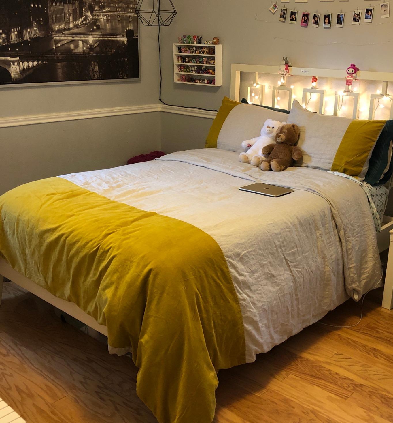 Linenspa White Down Alternative Comforter and Duvet Insert, for Queen Size Bed - All-Season Comforter with Box Stitch and 8 Duvet Loops - Bedding for Kids, Teens, and Adults customer photo 2